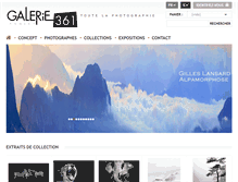 Tablet Screenshot of galerie361.com